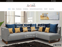 Tablet Screenshot of lacibeles.com.mx